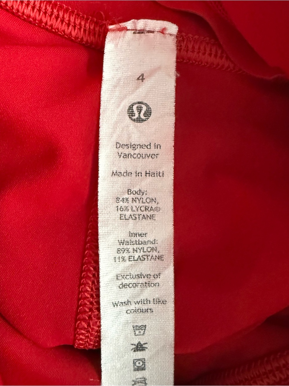 lululemon athletica Red High-Rise Leggings - Picture 5 of 5